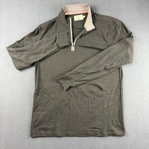 The Normal Brand Men's Gray Zip Up Sweater